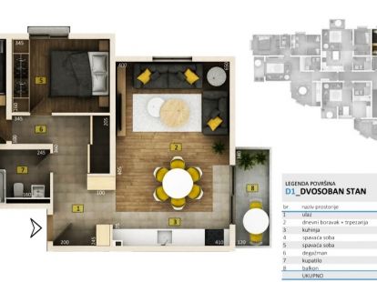 Апартаменты, Черногория, О. Бар, Бар, 110 500 € фото 3