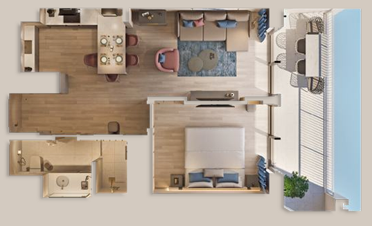 Апартаменты, Черногория, О. Будва, Рафаиловичи, 288 800 € фото 2