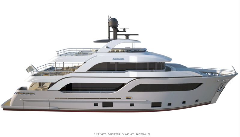 Продажа яхты Cantiere Delle Marche Acciaio 105 в Европе в Майами - 11400000€ - Ref: 255 фото 2