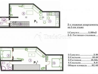 Appartement, Montenegro, G. Bar, Utjeha, 140 000 € foto 4