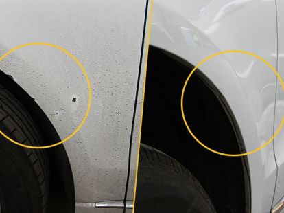 Removing scratches on the car body (ID:8113)