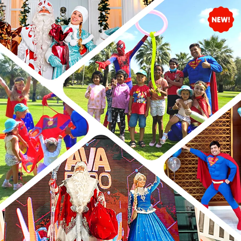 Дед Мороз и Снегурочка вместе с героями Marvel в Дубае - 2800Dh - Ref: 8291 фото 1