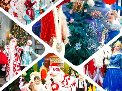 Snow show in Dubai from Santa Claus and the Snow Maiden (ID:8292)