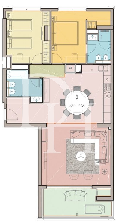 Апартаменти, Чорногорія, Г. Будва, Рафаїловичі, 593 600 € фото 5