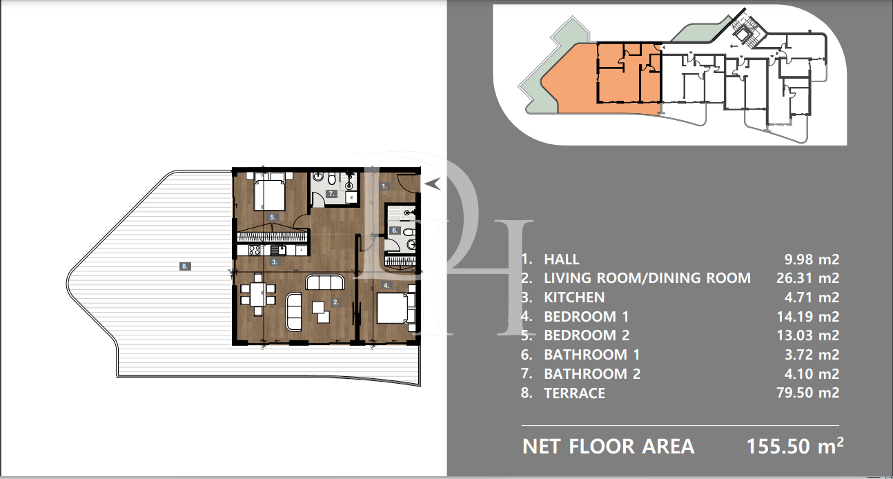 Apartments, Montenegro, Ulcinj C., Ulcinj, 94 350 € photo 2