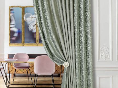 Set of curtains (mint) (ID:8587)