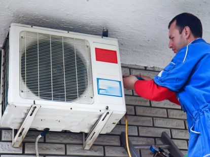 REPAIR OF THE EXTERNAL AIR CONDITIONER UNIT (ID:8720)