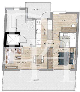 Апартаменты, Греция, Аттика, Афины, 250 000 € фото 1