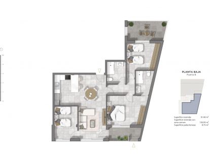 Апартаменты, Испания, регион Валенсия, Гуардамар дель Сегура, 242 000 € фото 8