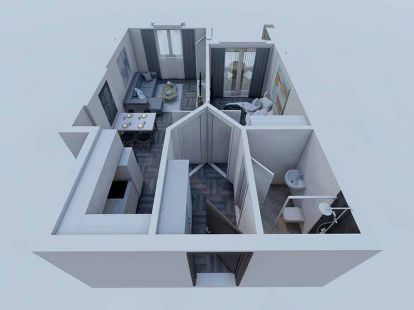 Апартаменты, Черногория, О. Бар, Бар, 109 066 € фото 2