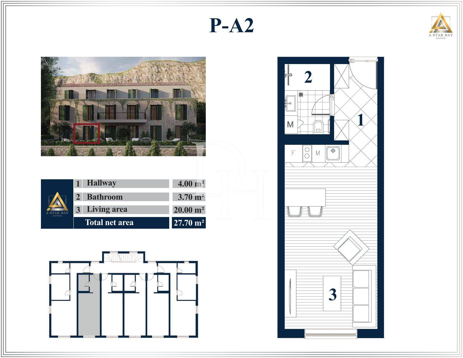 Апартаменти, Чорногорія, Г. Котор, Який, 99 750 € фото 3