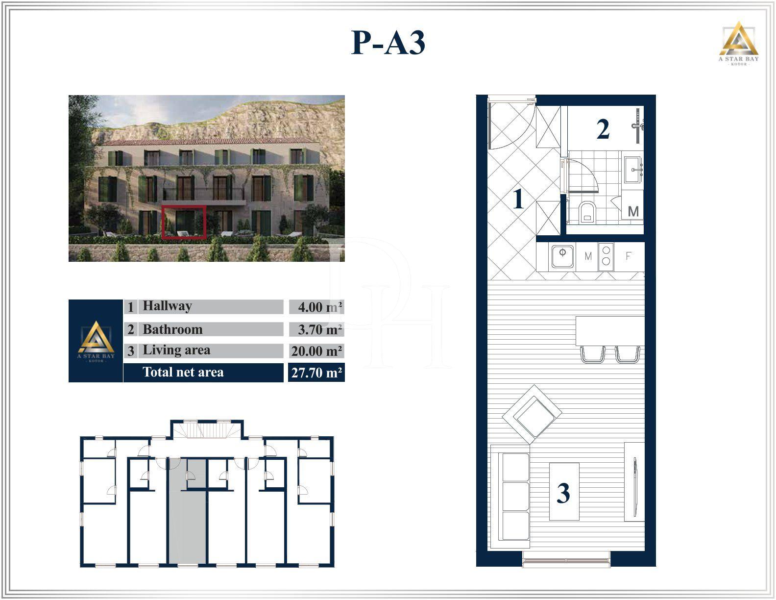Апартаменти, Чорногорія, Г. Котор, Який, 99 750 € фото 4