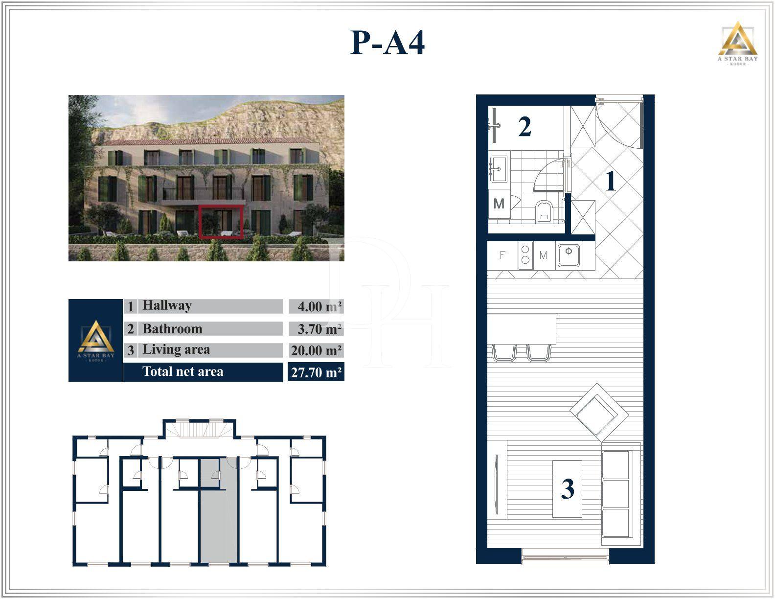 Апартаменти, Чорногорія, Г. Котор, Який, 99 750 € фото 5
