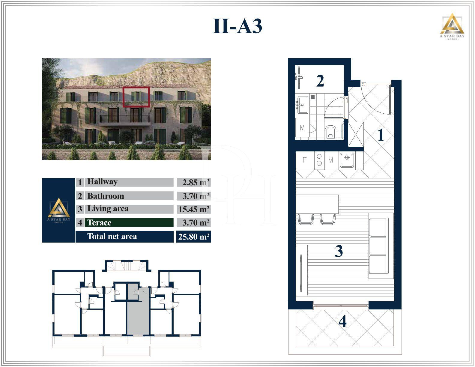 Apartments, Montenegro, Kotor c., Kotor, 115 500 € photo 3