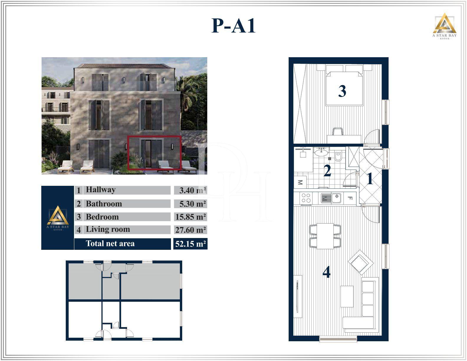 Апартаменти, Чорногорія, Г. Котор, Який, 236 500 € фото 4