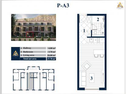 Апартаменти, Чорногорія, Г. Котор, Який, 99 750 € фото 4