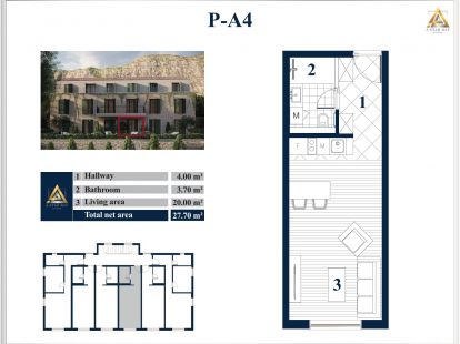 Апартаменти, Чорногорія, Г. Котор, Який, 99 750 € фото 5