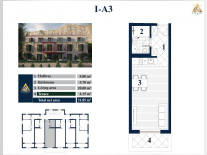 Apartments in Kotor, Montenegro for 110 250€ (ID:65880)