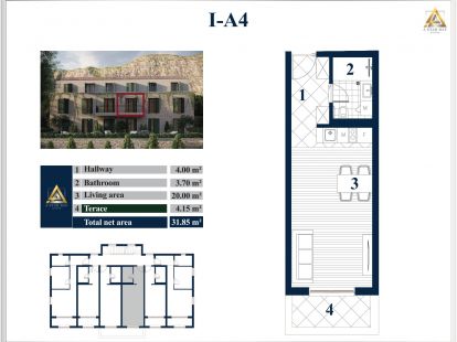 Апартаменти, Чорногорія, Г. Котор, Який, 110 250 € фото 2