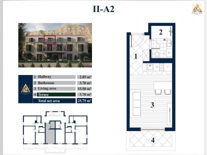 Apartments, Montenegro, Kotor c., Kotor, 115 500 € photo 2