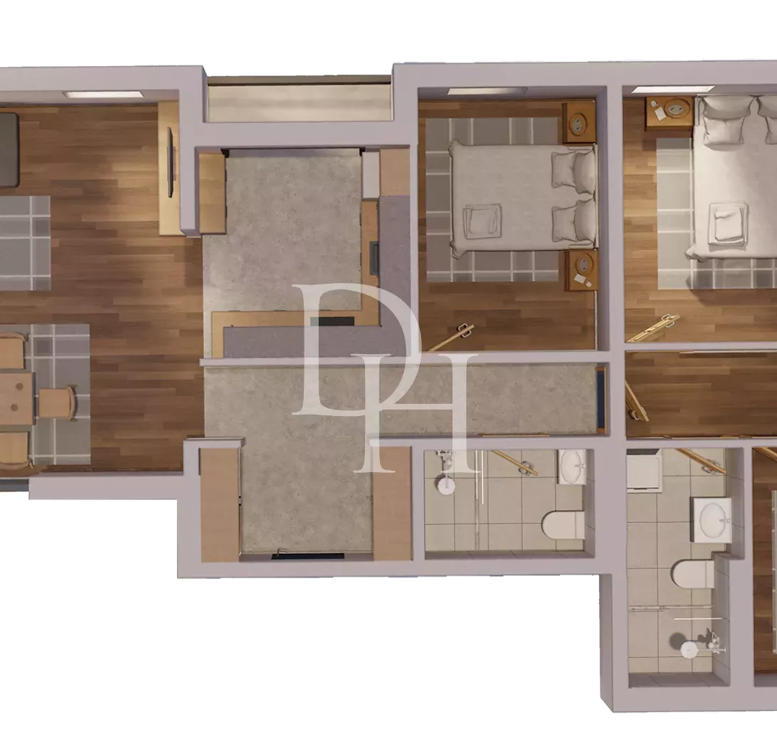 Appartement / Penthouse, Montenegro, G. Bar, Bar, 216 000 € foto 1