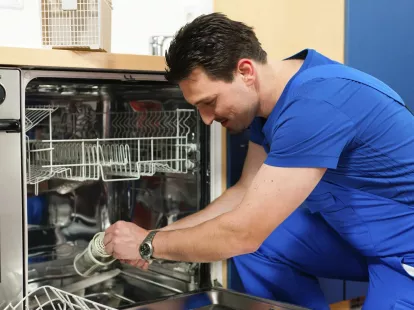 Installing the dishwasher (ID:10337)