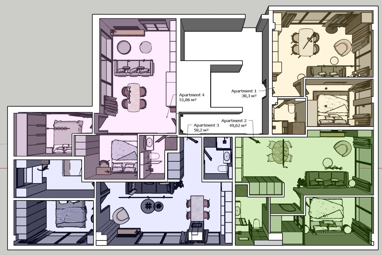 Apartments, Greece, Central Macedonia, Thessaloniki, 250 000 € photo 4
