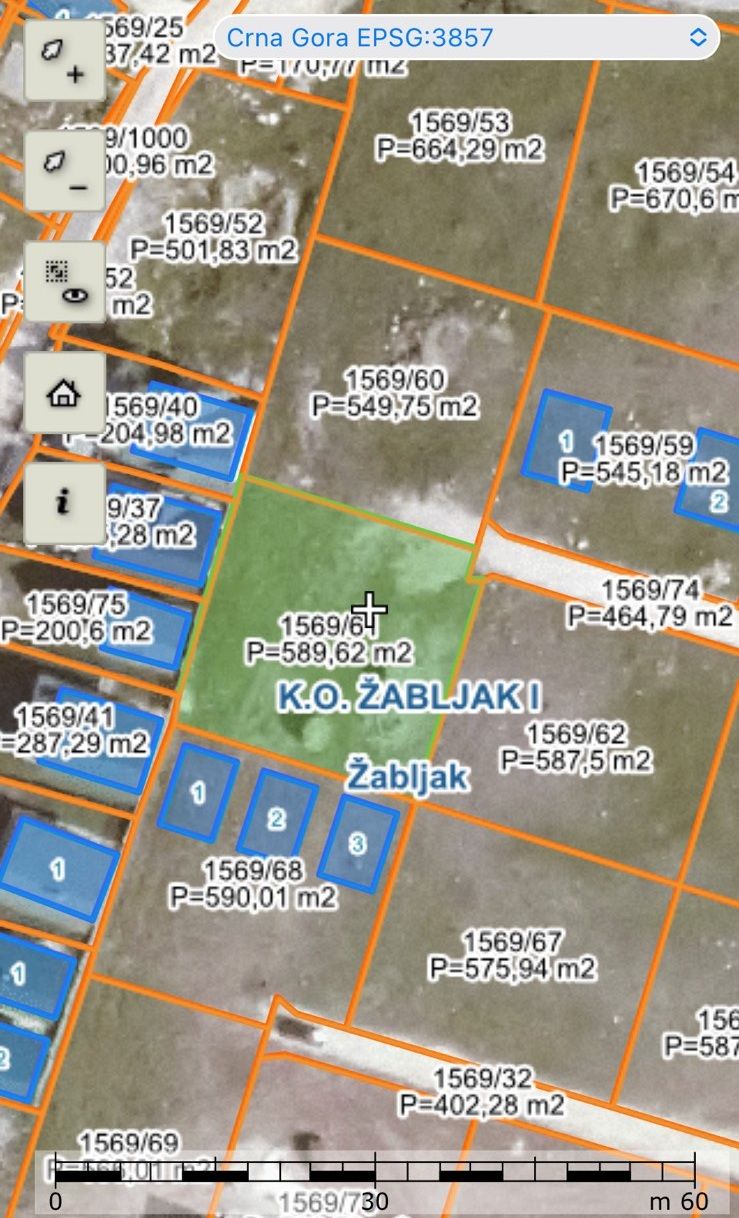 Участок в Жабляке, Черногория, 588м2 - стоимость 70&nbsp;000€ - Ref: 80486 фото 2