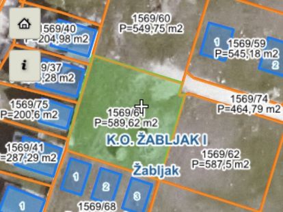 Участок в Жабляке, Черногория, 588м2 - стоимость 70&nbsp;000€ - Ref: 80486 фото 2
