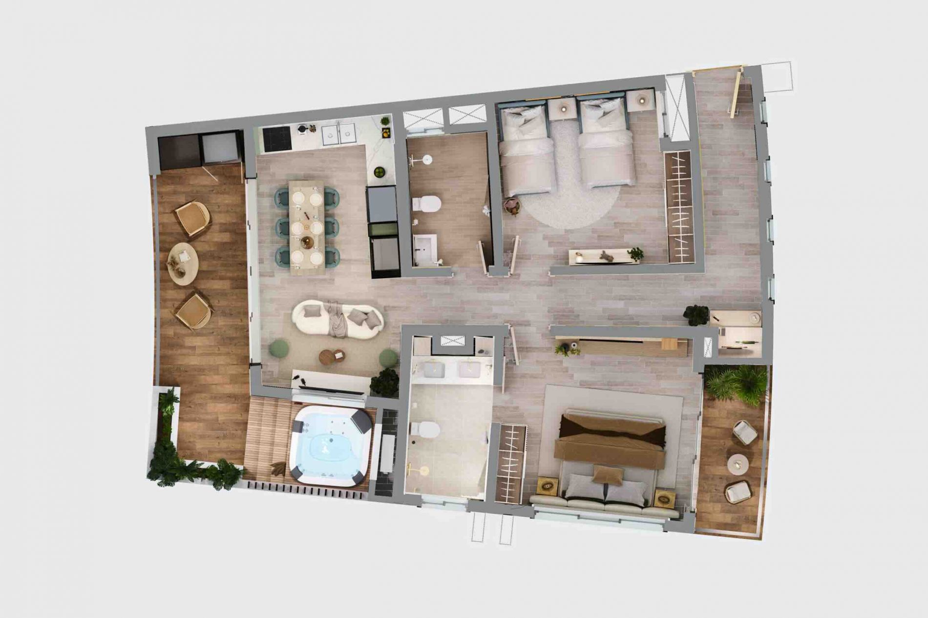 Апартаменты в Самане, Доминиканская республика, 80м2 - стоимость 151&nbsp;000$ - Ref: 80600 фото 8
