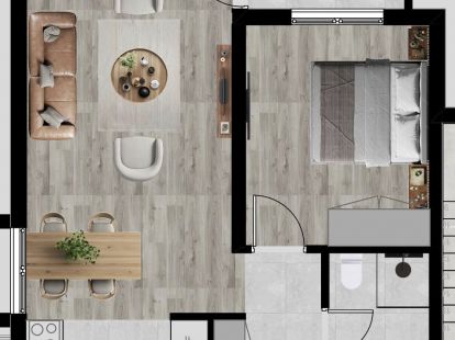 Апартаменты в Баре, Черногория, 47м2 - стоимость 108&nbsp;100€ - Ref: 80776 фото 3