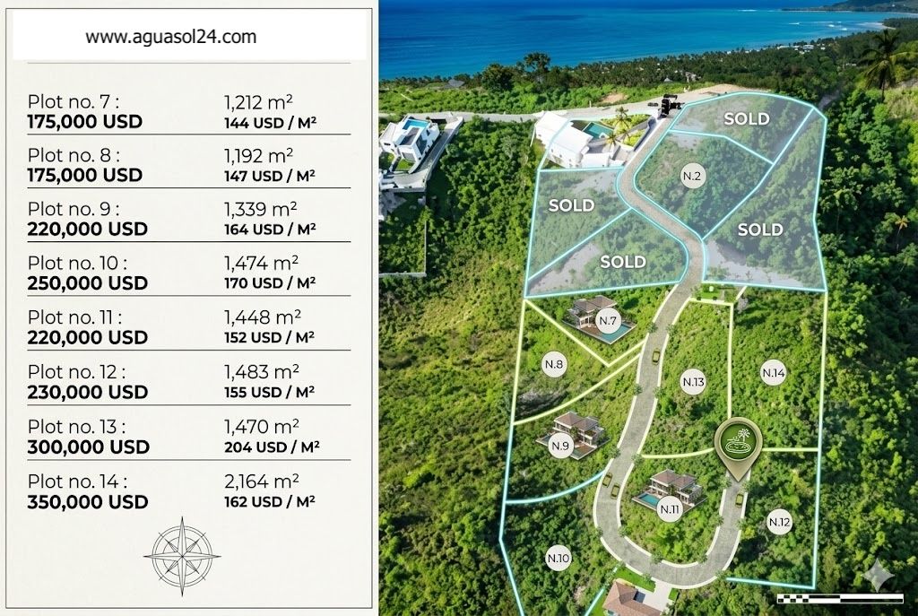 Участок в Лас Терренас, Доминиканская республика, 1 470м2 - стоимость 230&nbsp;000$ - Ref: 80941 фото 2