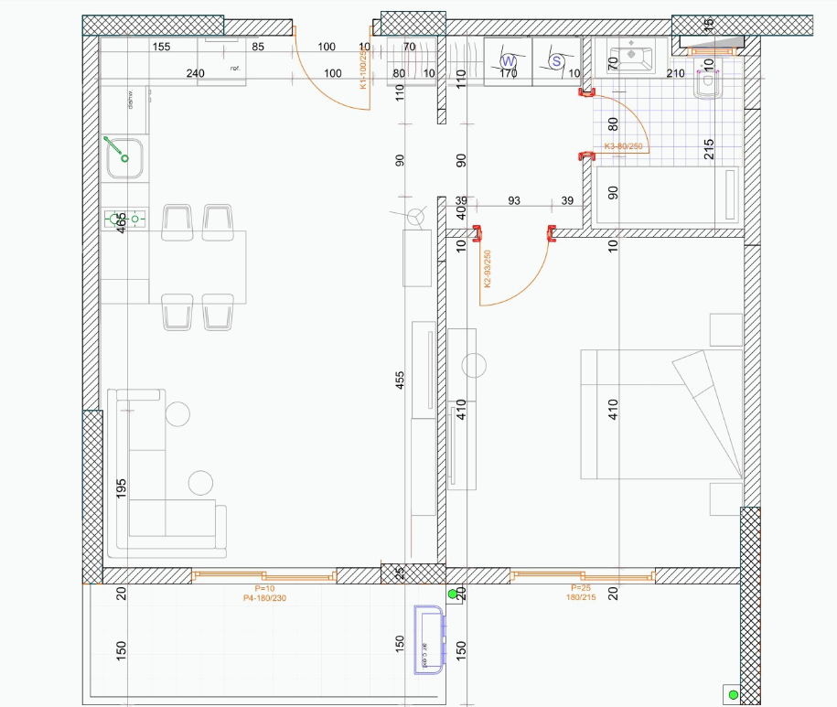 Апартаменты в Баре, Черногория, 58м2 - стоимость 148&nbsp;200€ - Ref: 81483 фото 2