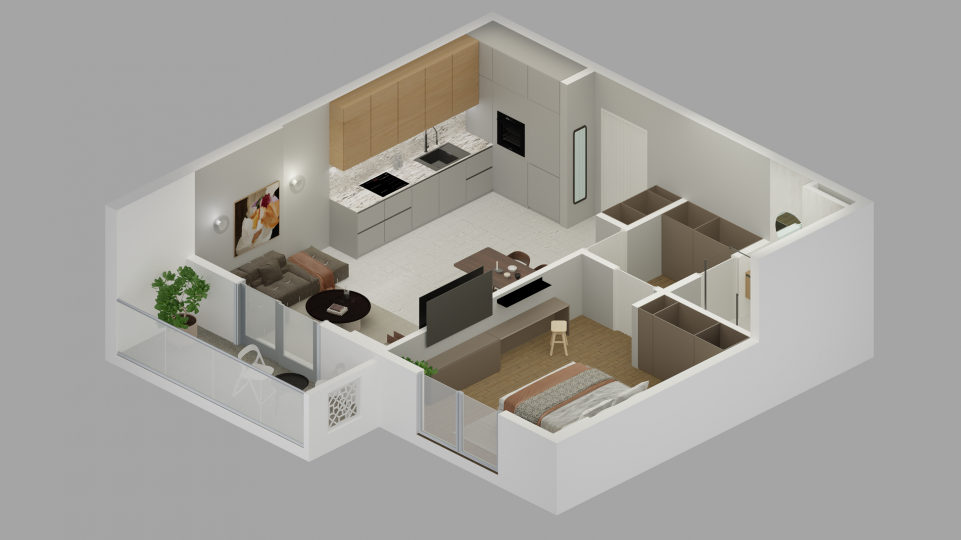 Апартаменты в Баре, Черногория, 58м2 - стоимость 148&nbsp;200€ - Ref: 81483 фото 3