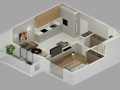 Апартаменты в Баре, Черногория, 58м2 - стоимость 148&nbsp;200€ - Ref: 81483 фото 3