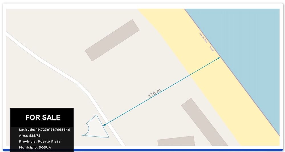 Участок в Кабарете, Доминиканская республика, 525м2 - стоимость 99&nbsp;750$ - Ref: 81559 фото 3