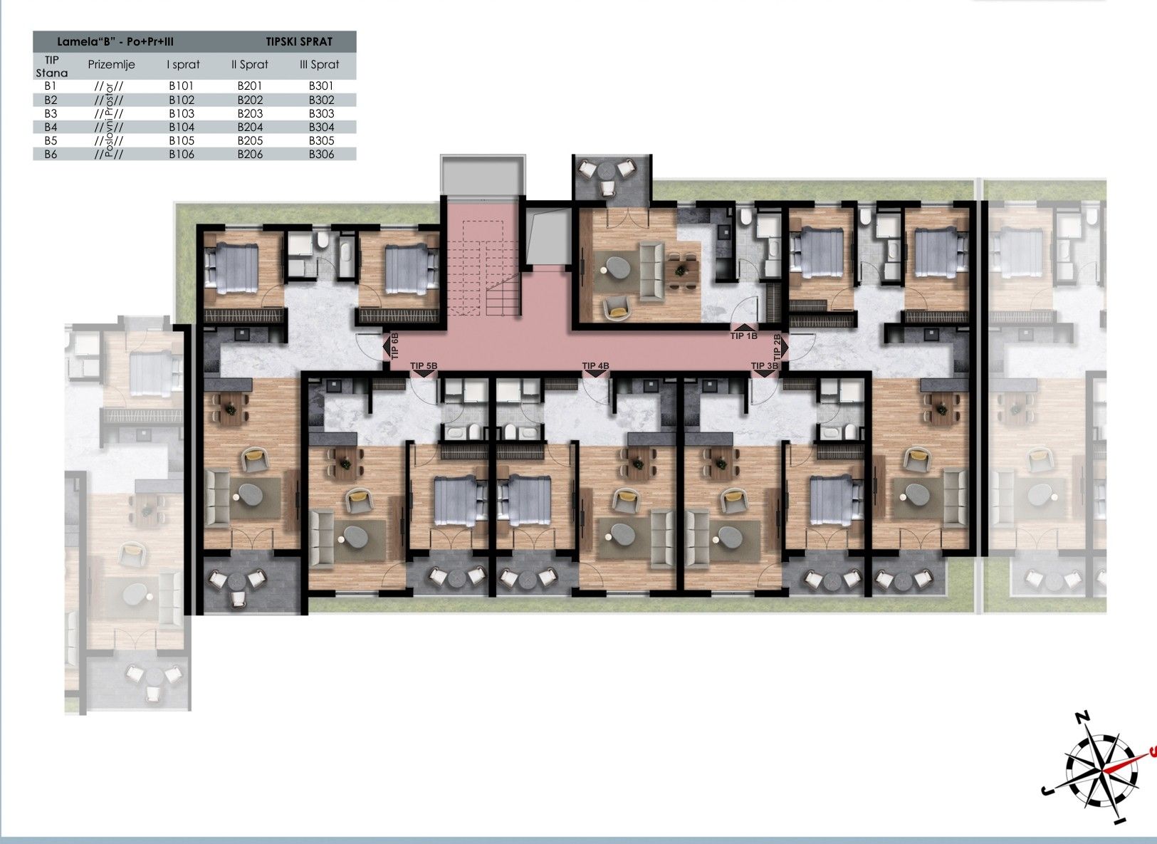 Апартаменты в Баре, Черногория, 50м2 - стоимость 98&nbsp;100€ - Ref: 81643 фото 5
