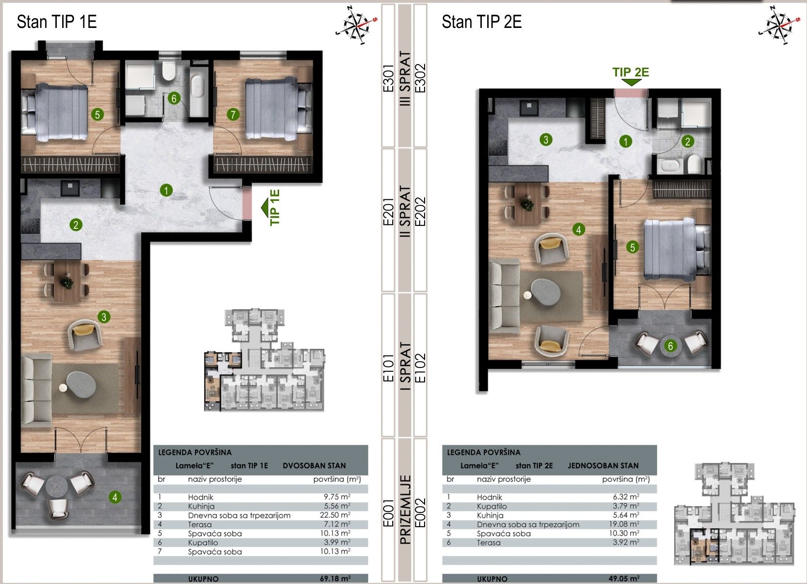 Апартаменты в Баре, Черногория, 70м2 - стоимость 139&nbsp;040€ - Ref: 81645 фото 2