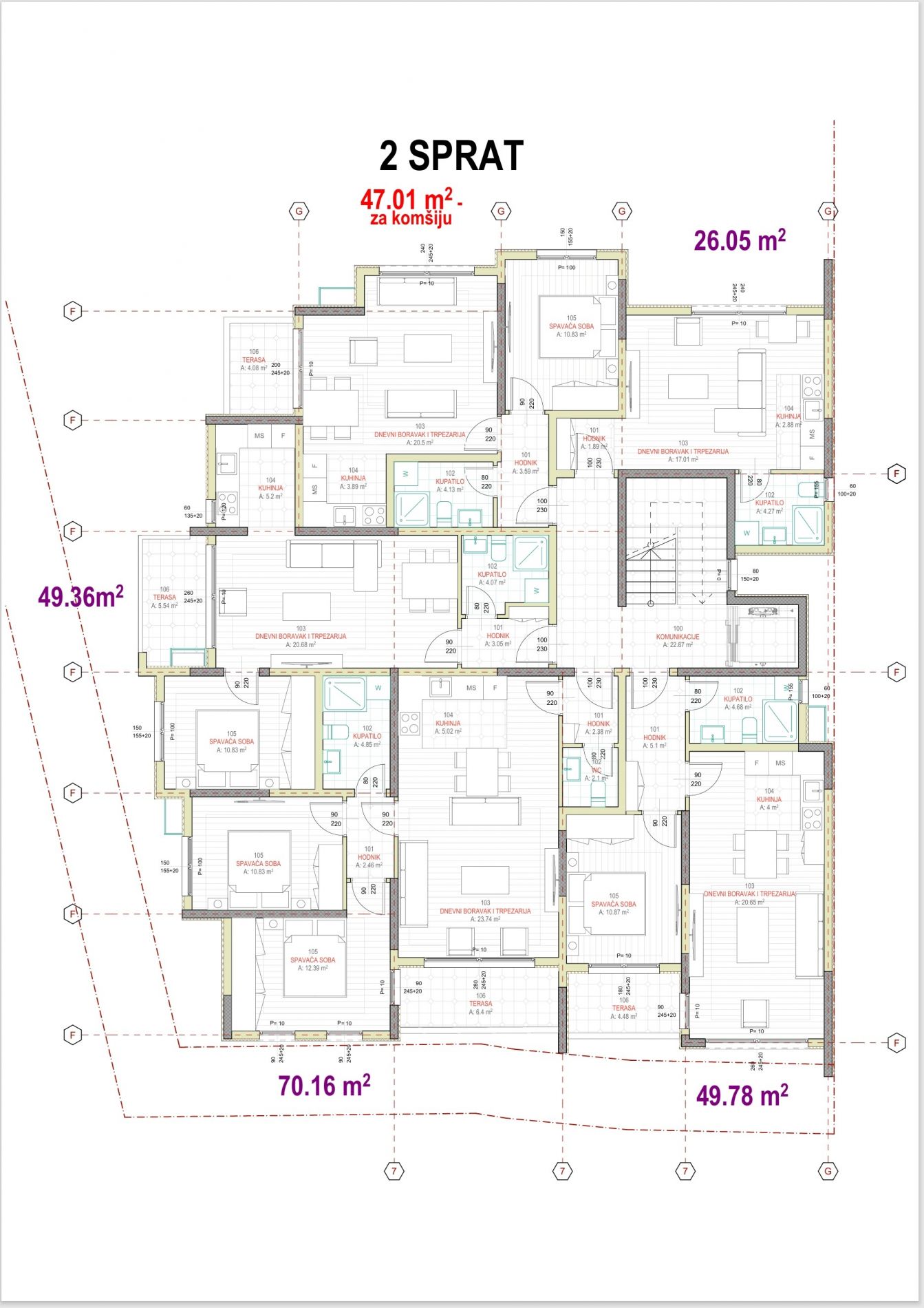 Апартаменты в Баре, Черногория, 50м2 - стоимость 128&nbsp;336€ - Ref: 81646 фото 6