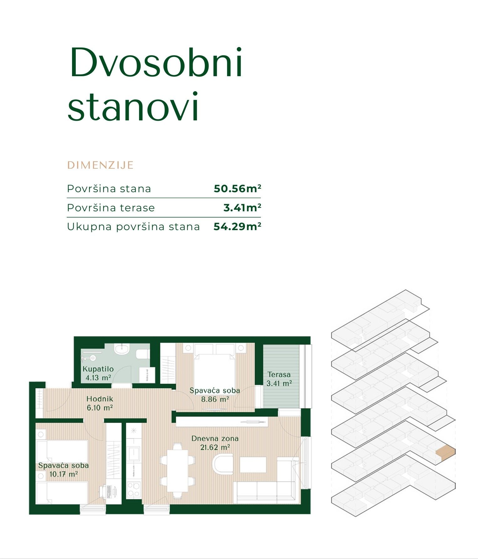 Апартаменты в Подгорице, Черногория, 46м2 - стоимость 113&nbsp;950€ - Ref: 81649 фото 4