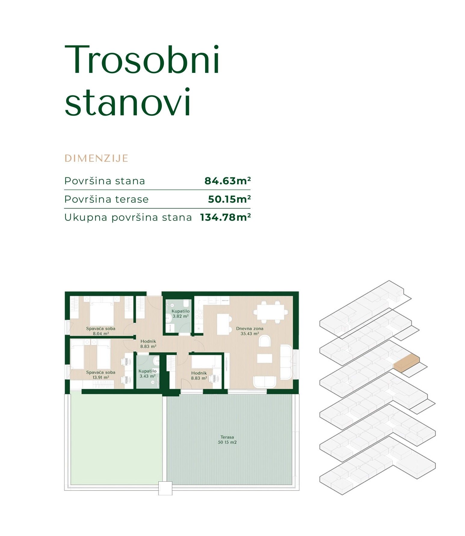 Апартаменты в Подгорице, Черногория, 46м2 - стоимость 113&nbsp;950€ - Ref: 81649 фото 5
