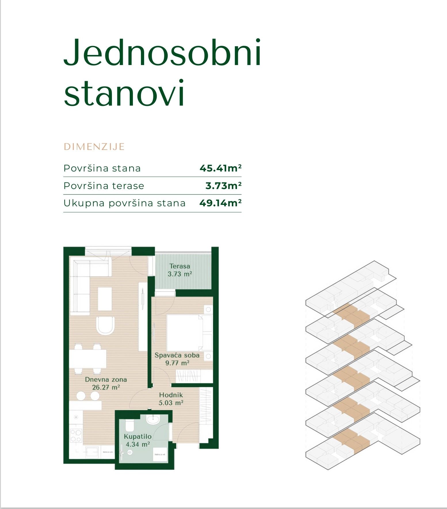 Апартаменты в Подгорице, Черногория, 46м2 - стоимость 113&nbsp;950€ - Ref: 81649 фото 7