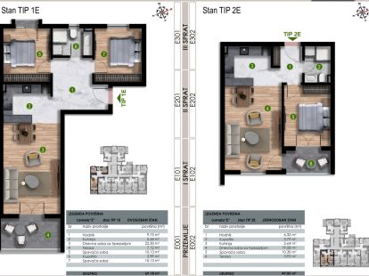 Апартаменты в Баре, Черногория, 70м2 - стоимость 139&nbsp;040€ - Ref: 81645 фото 2