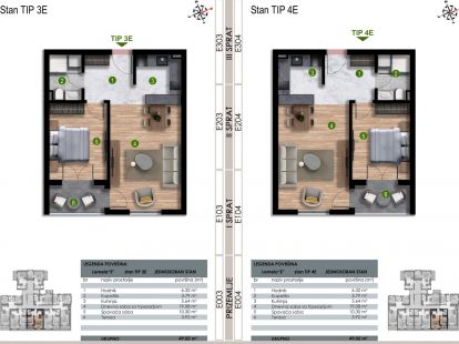 Апартаменты в Баре, Черногория, 70м2 - стоимость 139&nbsp;040€ - Ref: 81645 фото 3