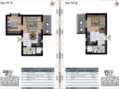 Апартаменты в Баре, Черногория, 70м2 - стоимость 139&nbsp;040€ - Ref: 81645 фото 5