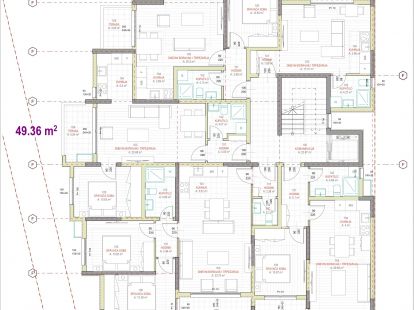 Апартаменты в Баре, Черногория, 50м2 - стоимость 128&nbsp;336€ - Ref: 81646 фото 5