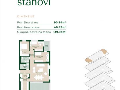 Апартаменты в Подгорице, Черногория, 46м2 - стоимость 113&nbsp;950€ - Ref: 81649 фото 14