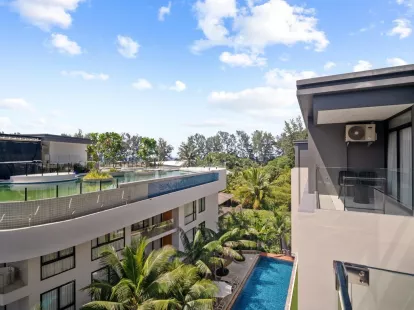 Studio 32 m² w Sea Heaven Garden, Nai Thon — 1 minuta do plaży (ID:13403)