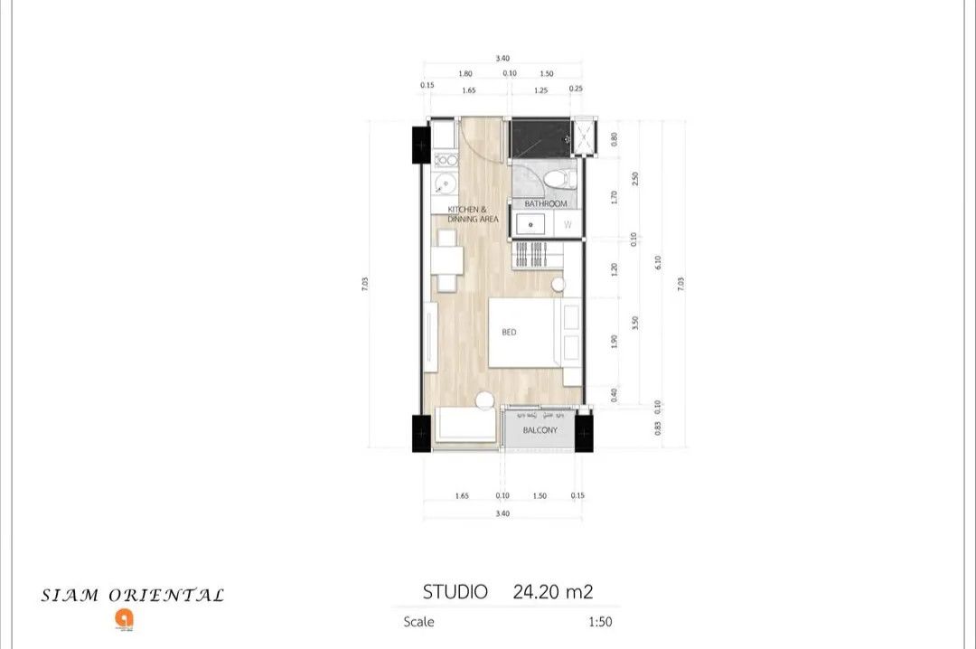 Апартаменты в Паттайе, Таиланд, 24м2 - стоимость 59&nbsp;722$ - Ref: 81707 фото 13