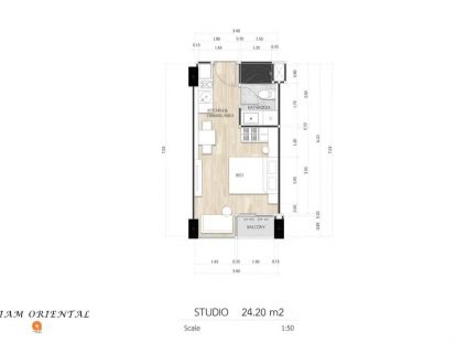 Апартаменты в Паттайе, Таиланд, 24м2 - стоимость 59&nbsp;722$ - Ref: 81707 фото 13